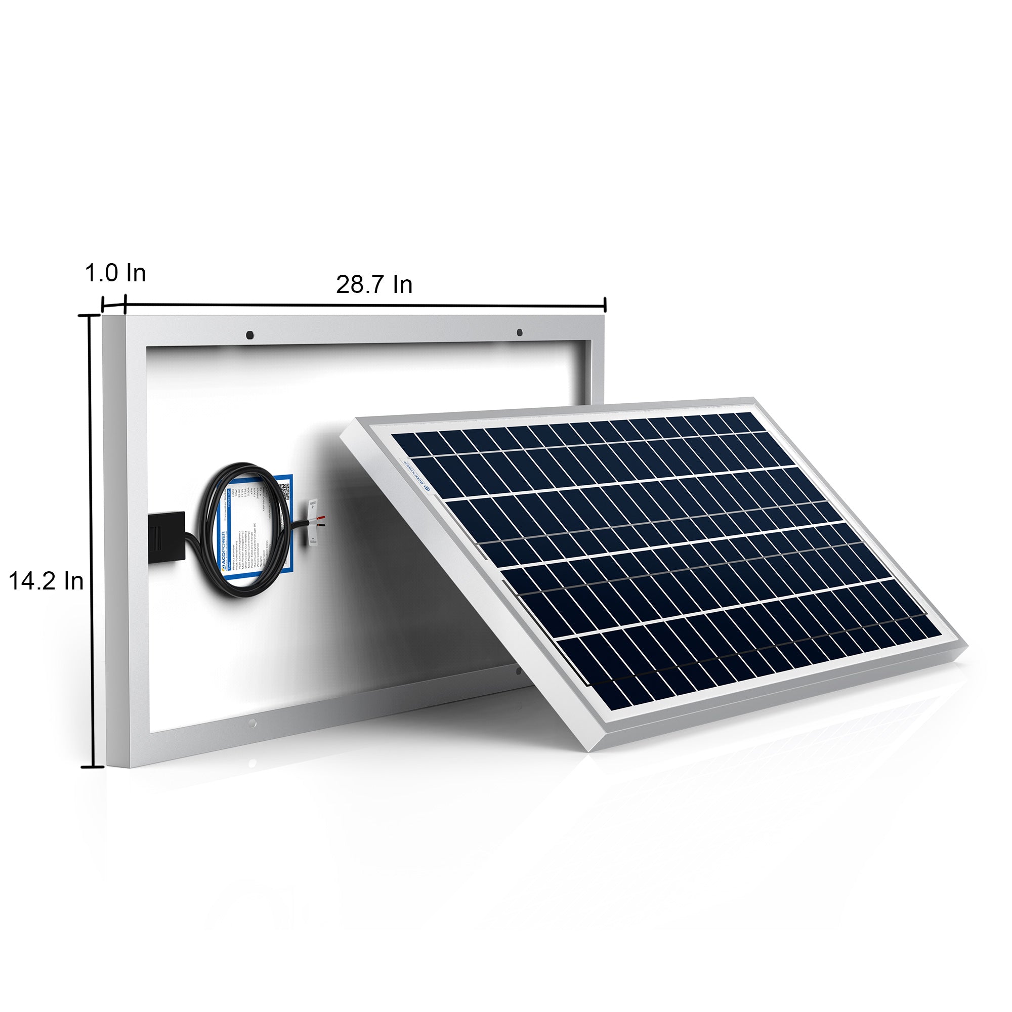 ACOPOWER Poly Solar Panel——15W,  25W, 35W