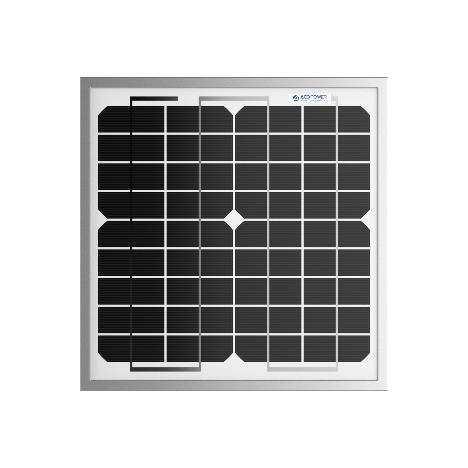 ACOPower 10W Mono Solar Panel for 12V Battery Charging RV Boat, Off Grid