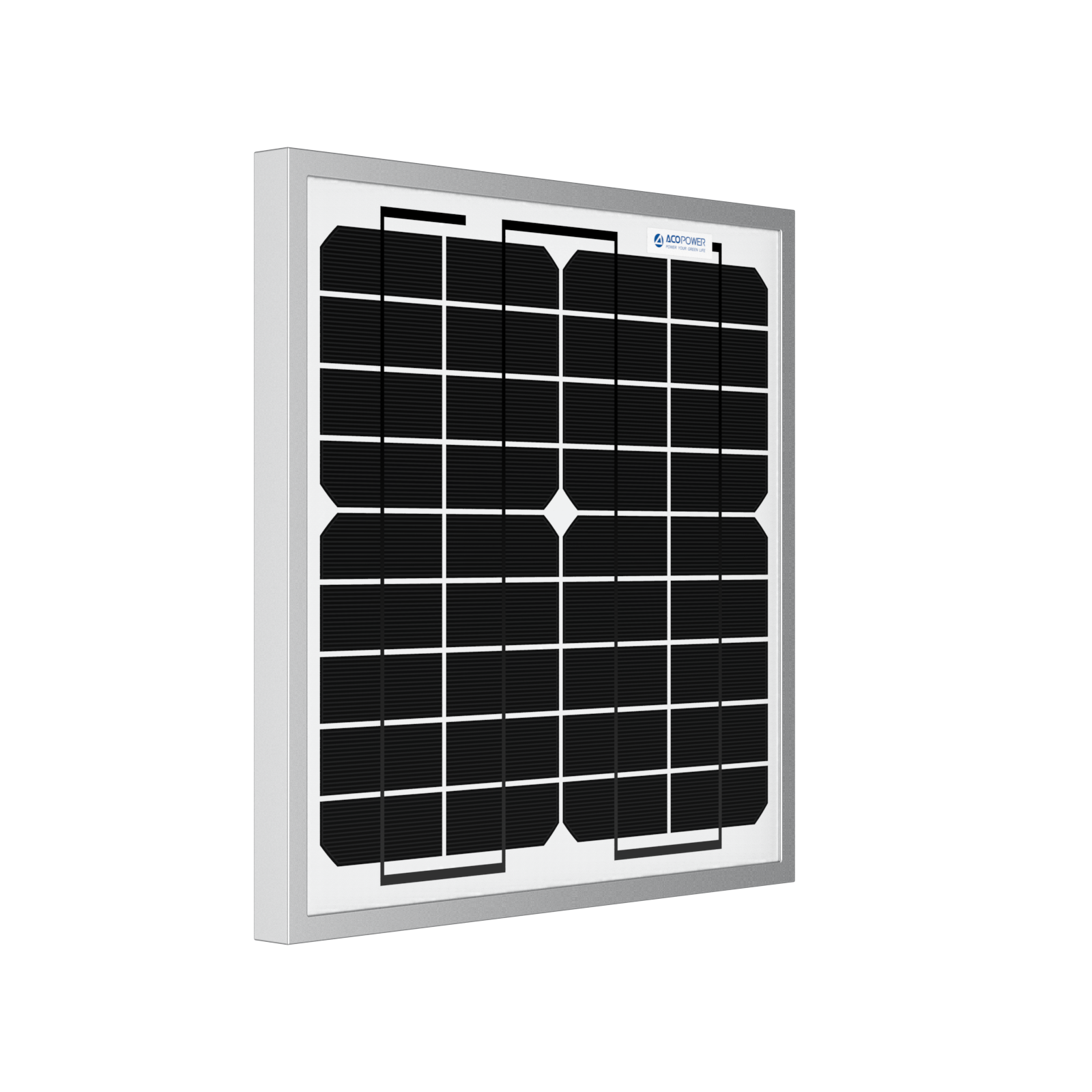 ACOPower 10W Mono Solar Panel for 12V Battery Charging RV Boat, Off Grid