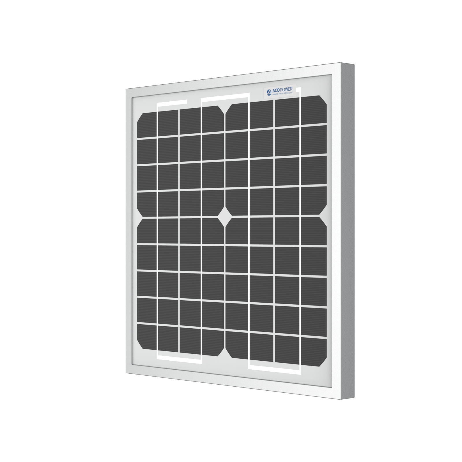 ACOPower 10W Mono Solar Panel for 12V Battery Charging RV Boat, Off Grid