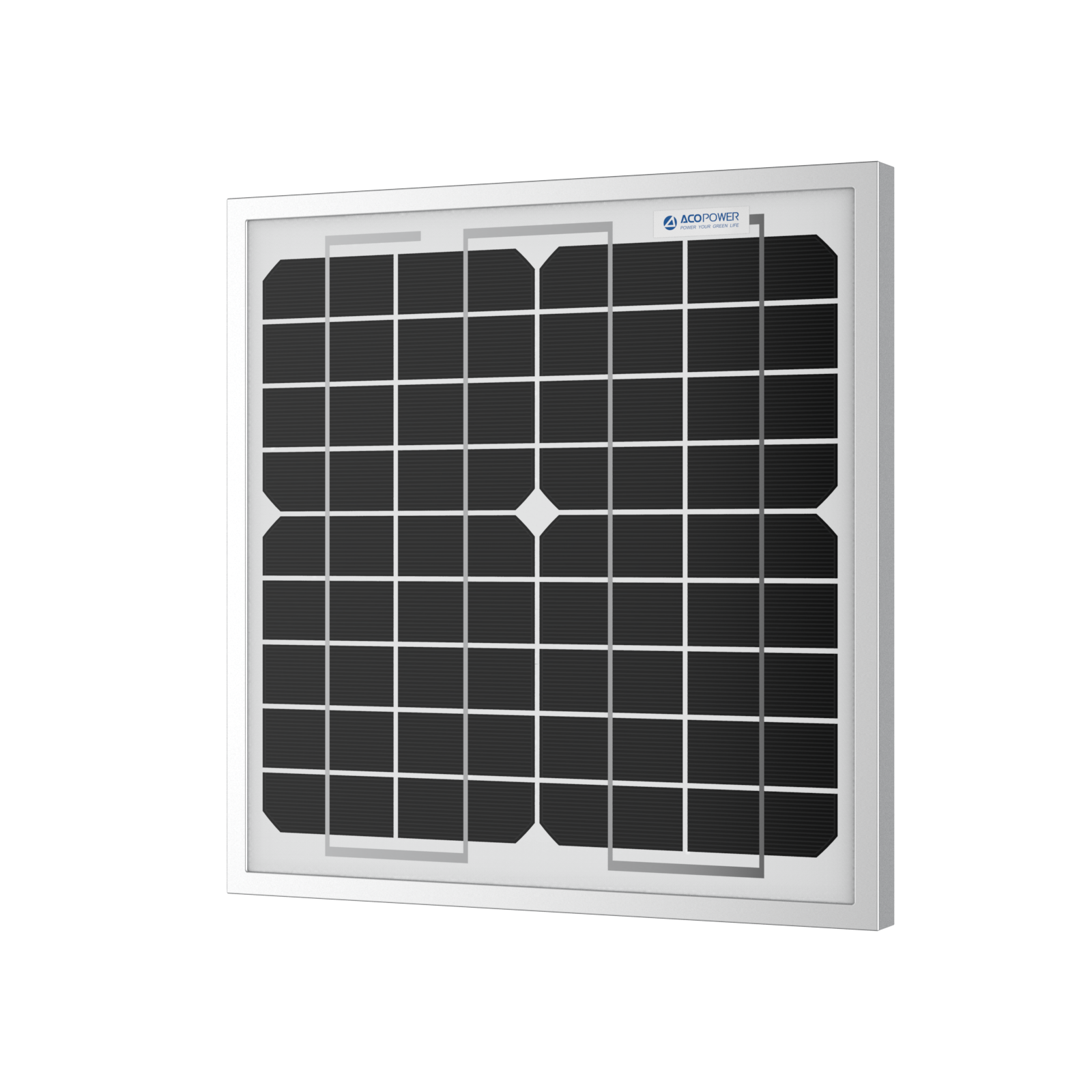 ACOPower 10W Mono Solar Panel for 12V Battery Charging RV Boat, Off Grid