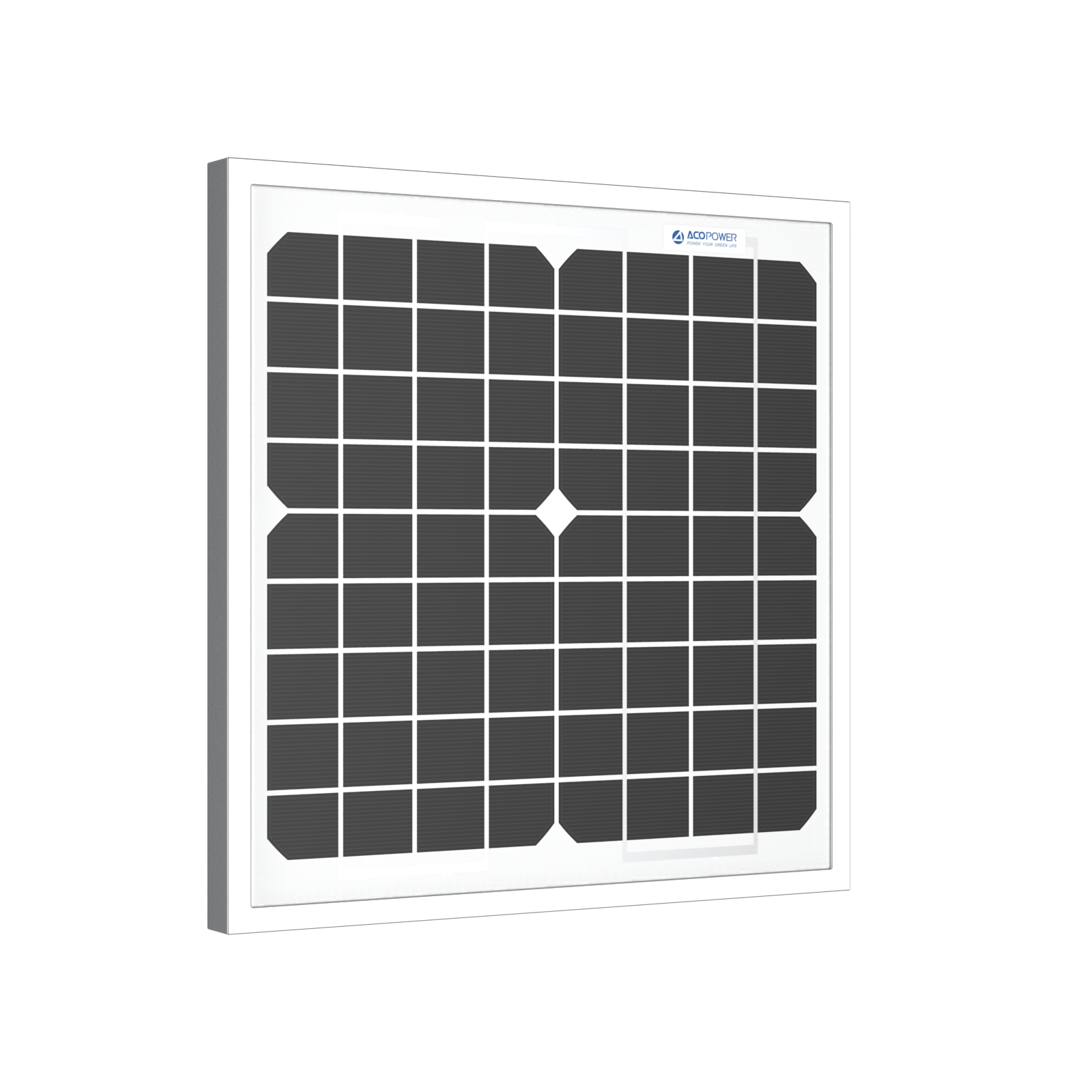 ACOPower 10W Mono Solar Panel for 12V Battery Charging RV Boat, Off Grid