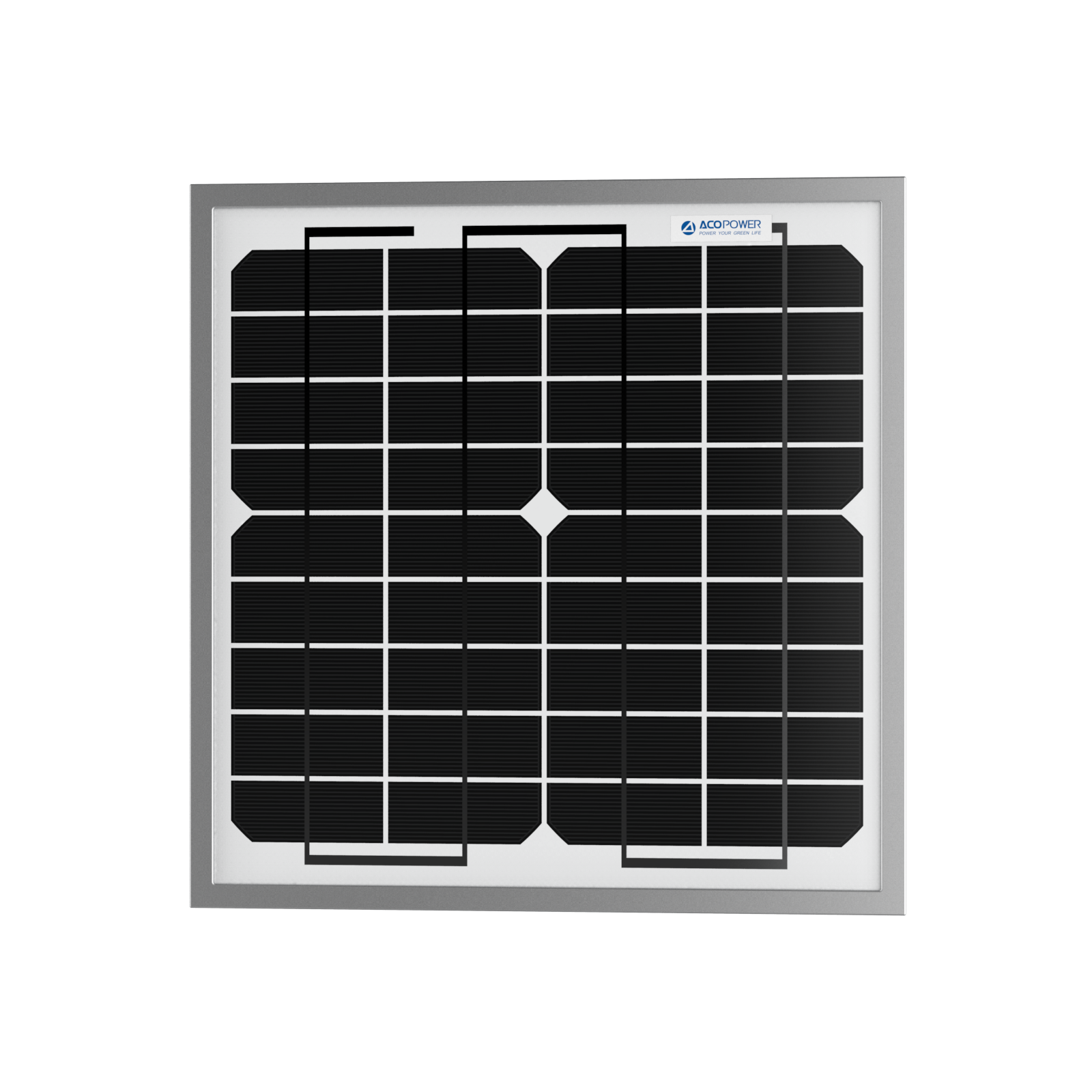 ACOPower 10W Mono Solar Panel for 12V Battery Charging RV Boat, Off Grid